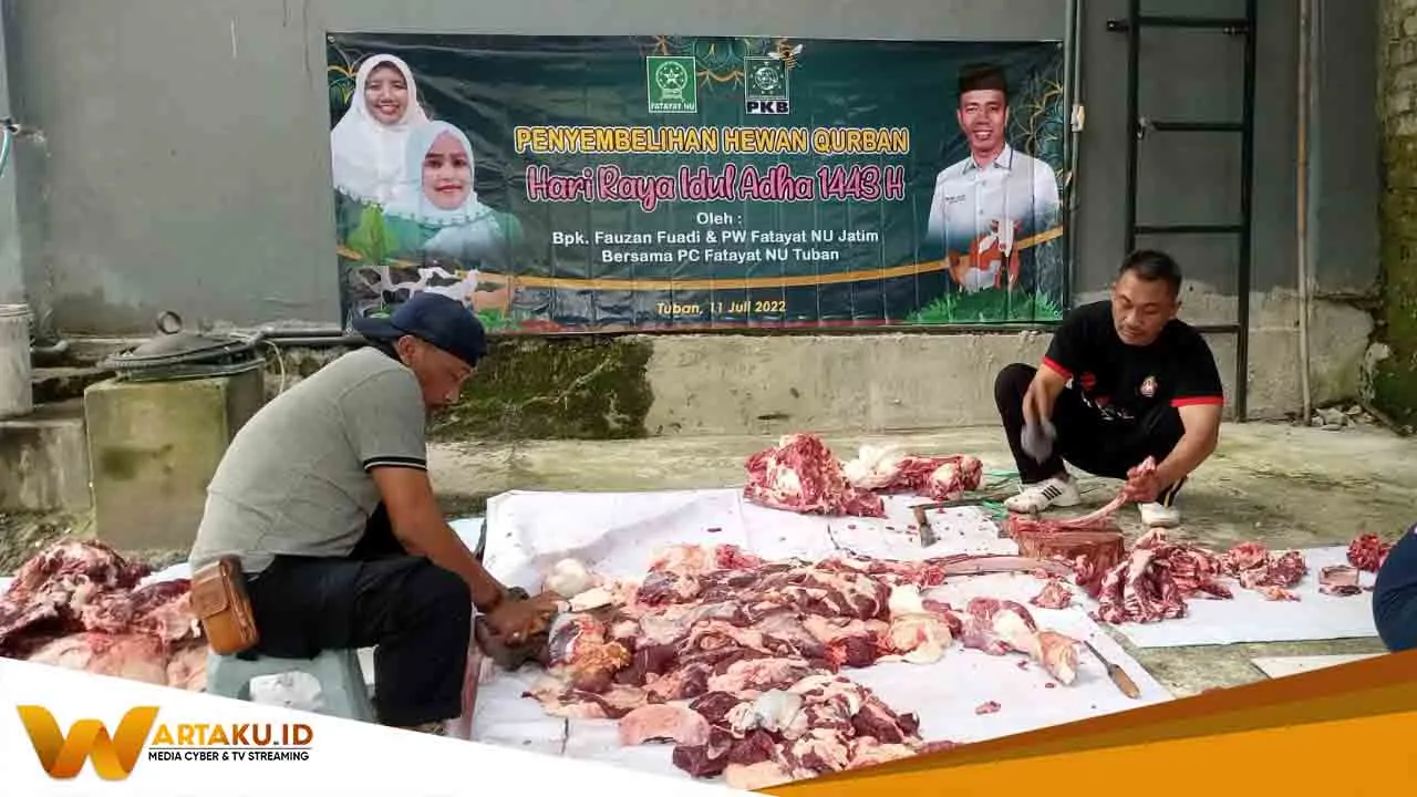 Ketua Fraksi PKB DPRD Jatim dan Fatayat NU Jatim Melaksanakan Penyembelihan Hewan Qurban di Kantor Fatayat NU Tuban Ketua Fraksi PKB DPRD Jatim Dan Fatayat NU Jatim Melaksanakan Penyembelihan Hewan Qurban Di Kantor Fatayat NU Tuban