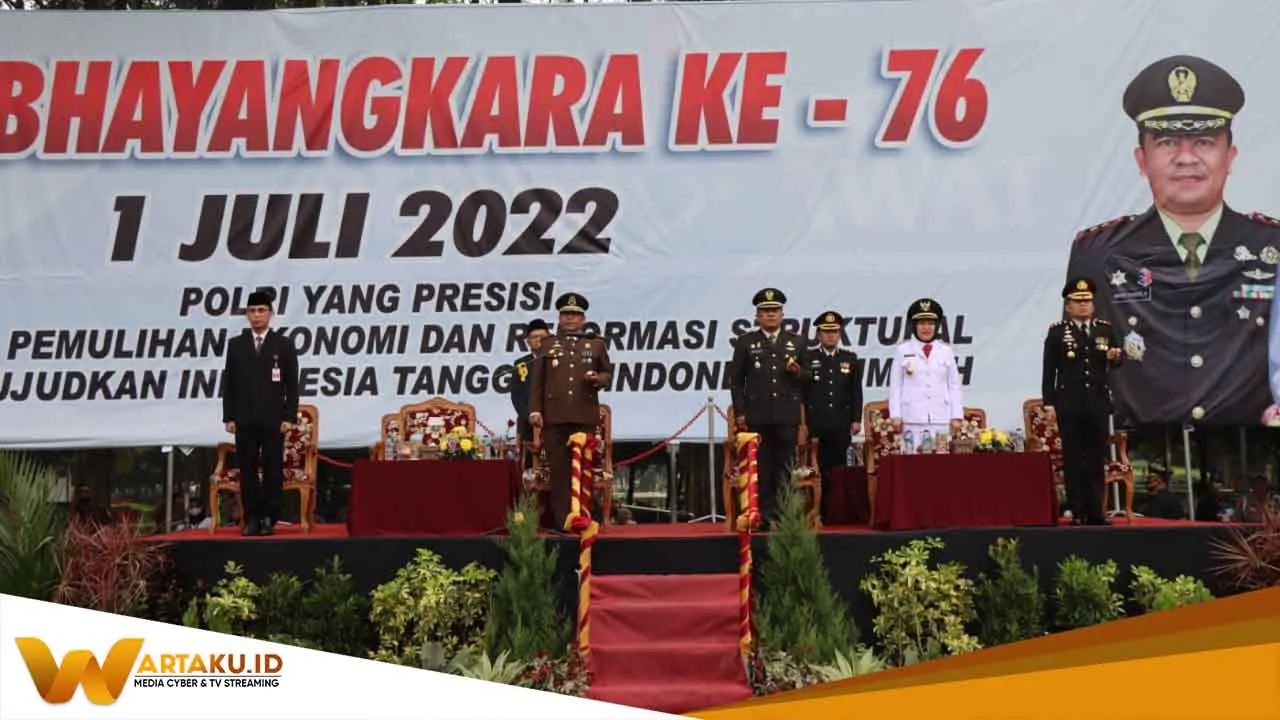 Peringati Hari Bhayangkara Ke 76 Polres Bojonegoro Gelar Upacara Dan Tasyakuran 1