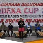 Dinpora Bojonegoro Gelar Bulutangkis Merdeka Cup Antar Kades Semarakkan HUT Ke 77 RI