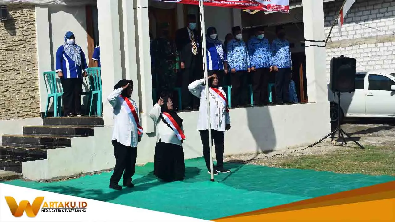 Meski Memiliki Keterbatasan Di Momen HUT RI Penyandang Disabilitas Bojonegoro Gelar Upacara 1