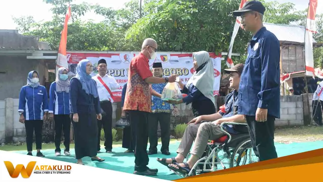 Meski Memiliki Keterbatasan Di Momen HUT RI Penyandang Disabilitas Bojonegoro Gelar Upacara 2