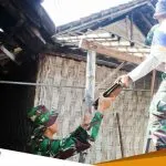 Sambut Hari Kemerdekaan RI Ke 77 Kodim Bojonegoro Bedah Rumah Warga