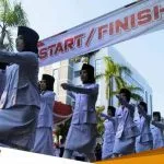 Semarak Gerak Jalan Siswa SD MI Sejauh 8 Km Di Bojonegoro Tumbuhkan Cinta Tanah Air