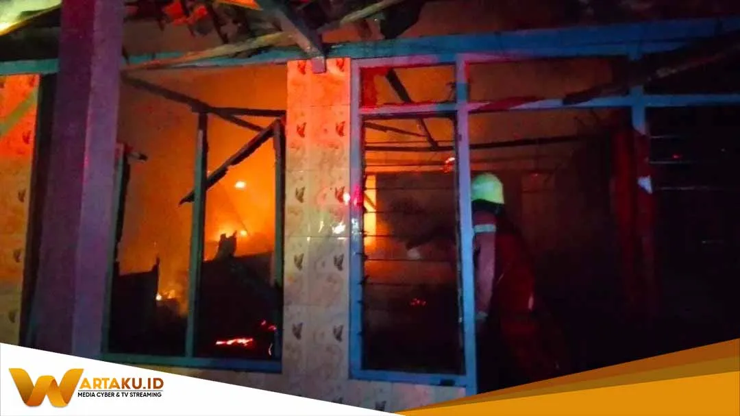 Akibat Konsleting Listrik Satu Rumah Di Kadewan Hangus Terbakar 1