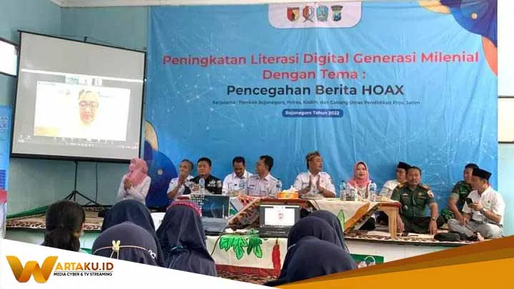 Cerdas Bermedia Sosial Kominfo Bojonegoro Gelar Sosialisasi Tangkal Hoax