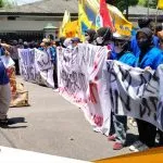 Kericuhan Warnai Aksi Demo Mahasiswa PMII Tolak Kenaikan Harga BBM 1