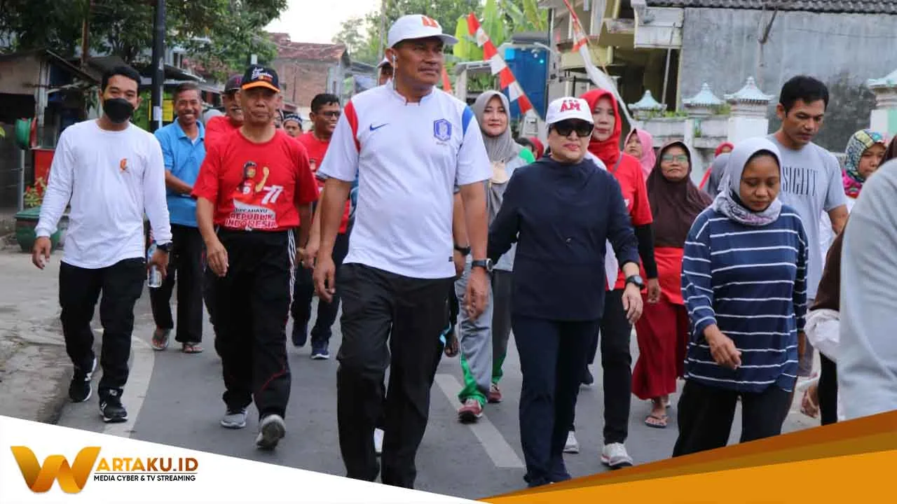 Tampil Sporty Bupati Ikuti Jalan Santuy 1