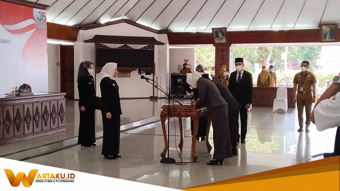 37 Pejabat Yang Dilantik Bupati Bojonegoro Terdiri Dari Pejabat Administrator Hingga Kepala Sekolah 1