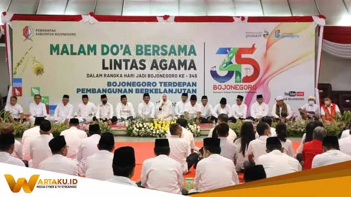 Do'a Lintas Agama Di Pendopo Bojonegoro, Bingkai Kebersamaan Dalam HJB Ke-345 Doa Lintas Agama Di Pendopo Bojonegoro Bingkai Kebersamaan Dalam HJB Ke 345
