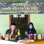 Kegiatan TMMD 115 Di Sekaran Bojonegoro Dikunjungi Tim Wasev Staf Teritorial Mabes TNI