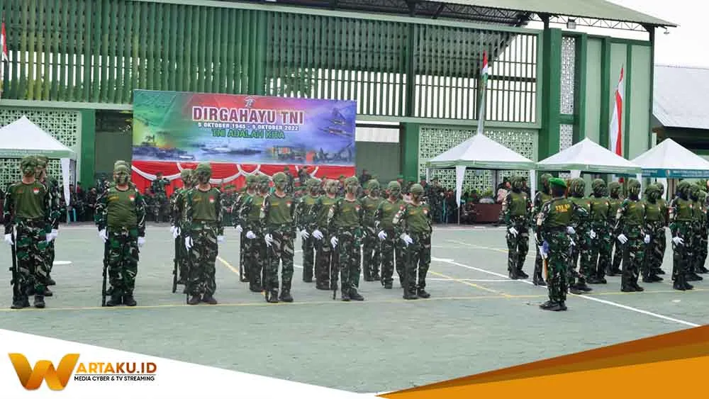 Kodim Bojonegoro Gelar Upacara Peringatan HUT Ke-77 TNI Kodim Bojonegoro Gelar Upacara Peringatan HUT Ke 77 TNI