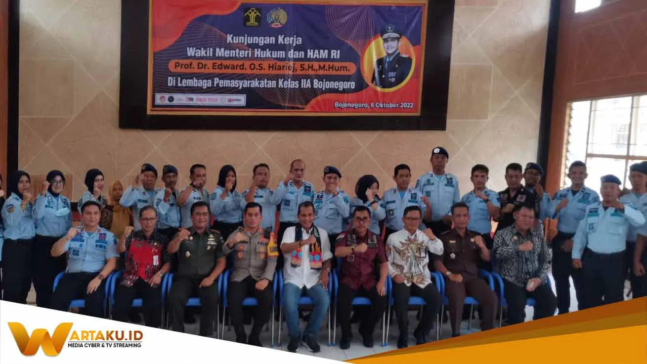 Kunker Tahunan Di Lapas Kelas II A Kabupaten Bojonegoro Wamenkumham Tinjau Fasilitas Dan Sarana 1