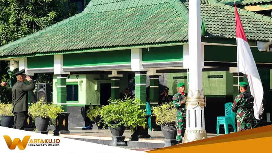 Peringati Hari Sumpah Pemuda 2022 Kodim Bojonegoro Gelar Upacara Bendera