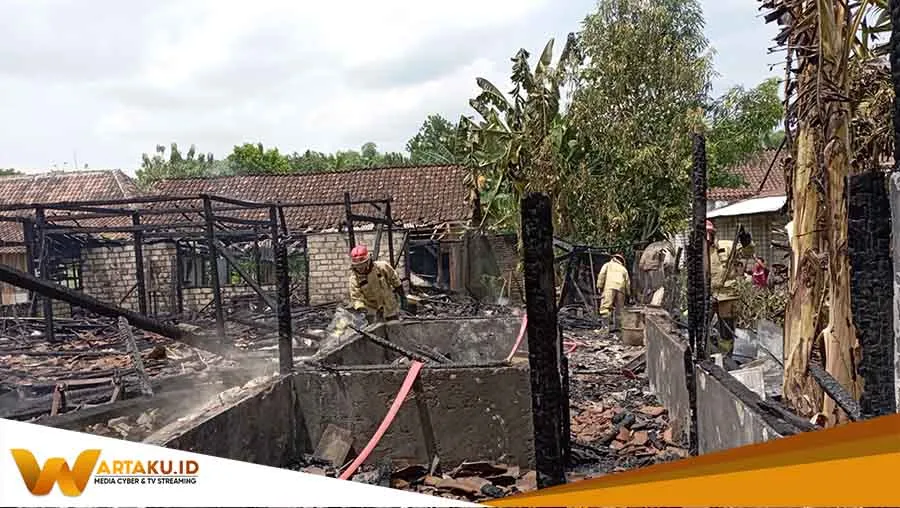 Rumah Dan Warung Di Manukan Ludes Terbakar Kerugian Mencapai 200 Juta 1