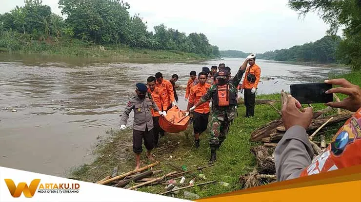 Warga Ngraho Yang Tenggelam Di Bengawan Solo Berhasil Ditemukan 1