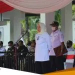 Apel Di Alun Alun Bojonegoro Relawan PMI Diminta Selalu Siaga Hadapi Bencana