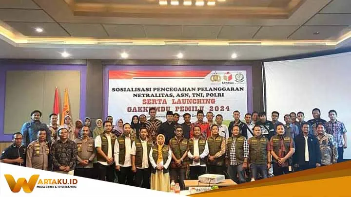 Bawaslu Bojonegoro Launching Gakkumdu Ingatkan Netralitas ASN TNI Dan Polri