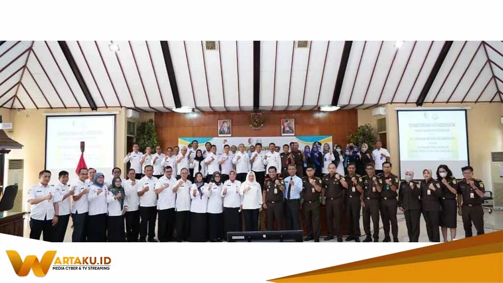 Bersinergi Di Bidang Hukum Perdata Dan Tata Usaha Negara Pemkab Dan Kejari Bojonegoro Teken MOU 1