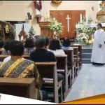Pandemi Mereda Gereja Khatolik Santa Paulus Dipenuhi Jemaat Ibadah Misa 1