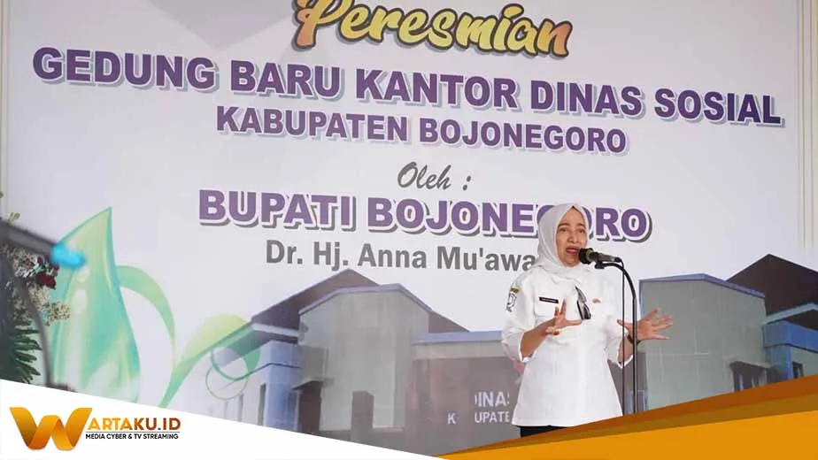 Diresmikan Bupati Kantor Dinsos Kabupaten Bojonegoro Pindah 2
