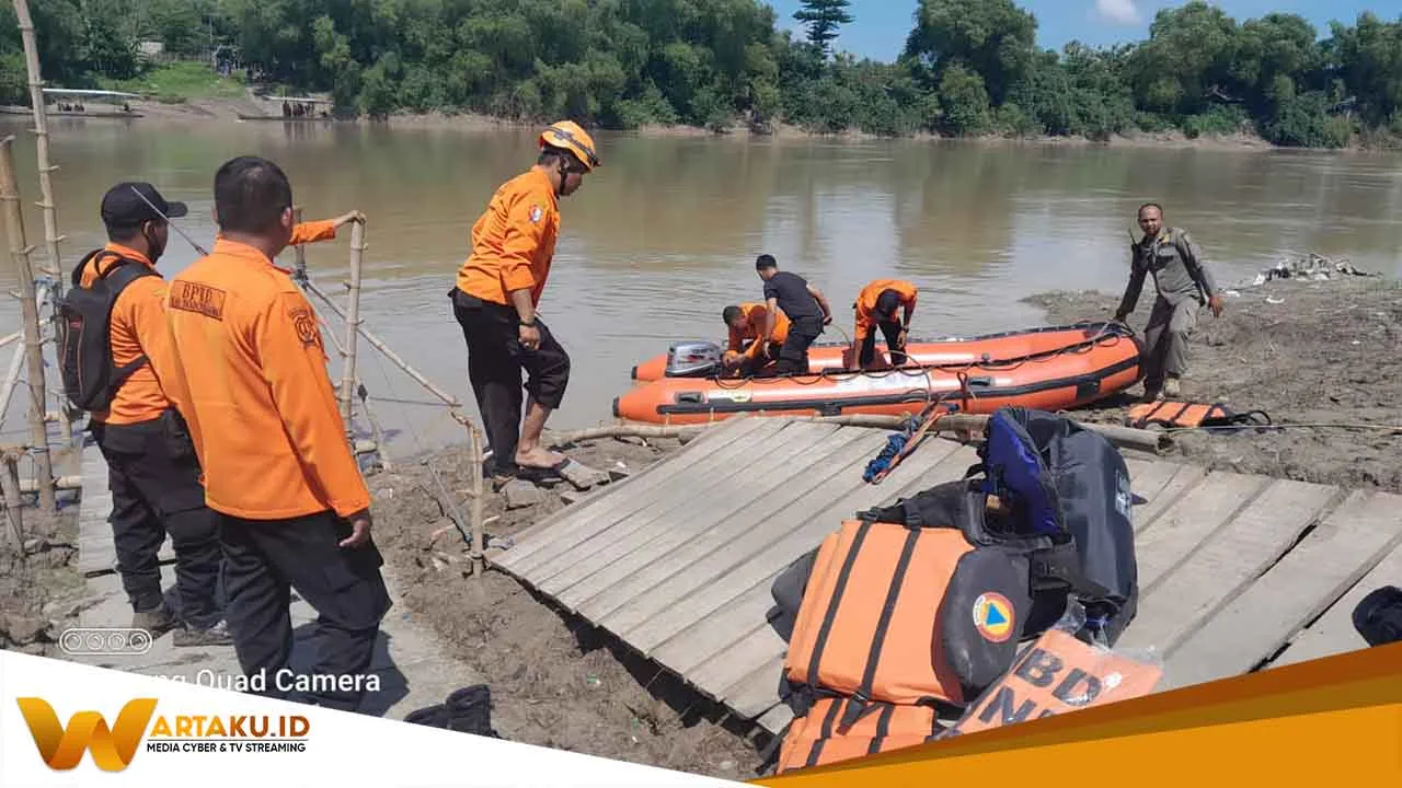 Lupa Matikan Sepeda Motor Saat Menyebrang Seorang Anak Di Bojonegoro Tenggelam 1