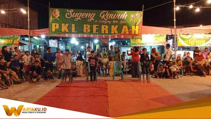 PKL Berkah Di Pasar Kuliner Bojonegoro Akan Undang Pertunjukan Reog