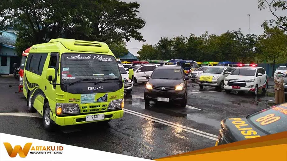 Ratusan Armada Yang Berisi Ribuan Jamaah Nu Bojonegoro Berangkat Ke Delta Sidoarjo 2