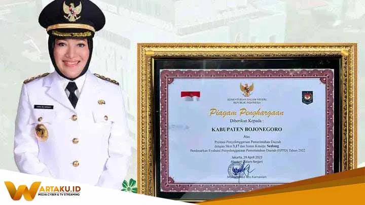 Bojonegoro Masuk Top 10 Kabupaten Berkinerja Tertinggi Secara Nasional