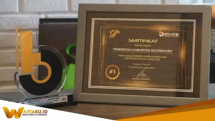 Bojonegoro Raih Penghargaan Website Pemerintah Daerah Terbaik