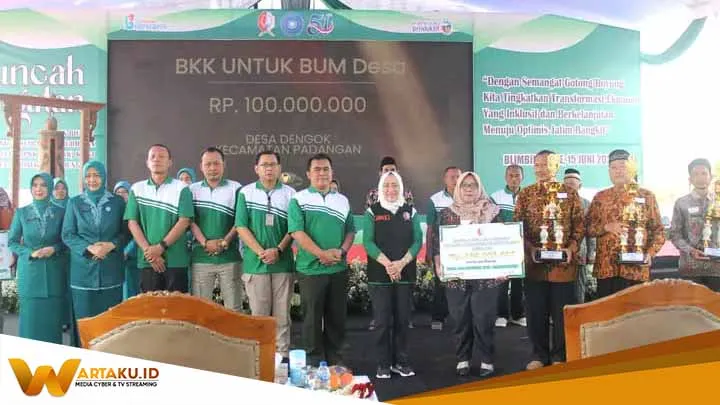 Pemkab Bojonegoro Peringati BBGRM XX dan HKG-PKK Ke-51, Tingkatkan Nilai Kebersamaan Pemkab Bojonegoro Peringati BBGRM XX Dan HKG PKK Ke 51 Tingkatkan Nilai Kebersamaan