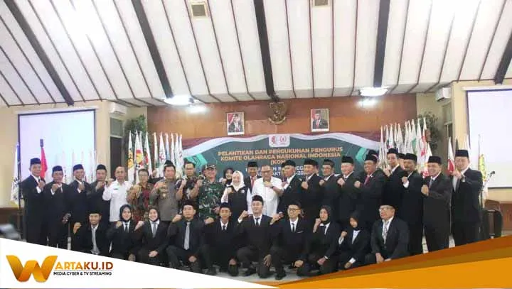 Pengurus KONI Bojonegoro Masa Bakti 2023-2027 Dikukuhkan, Fokus Pembibitan Atlet Pengurus KONI Bojonegoro Masa Bakti 2023 2027 Dikukuhkan Fokus Pembibitan Atlet