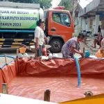 BPBD Bojonegoro Salurkan Air Bersih Ke Desa Malingmati 1