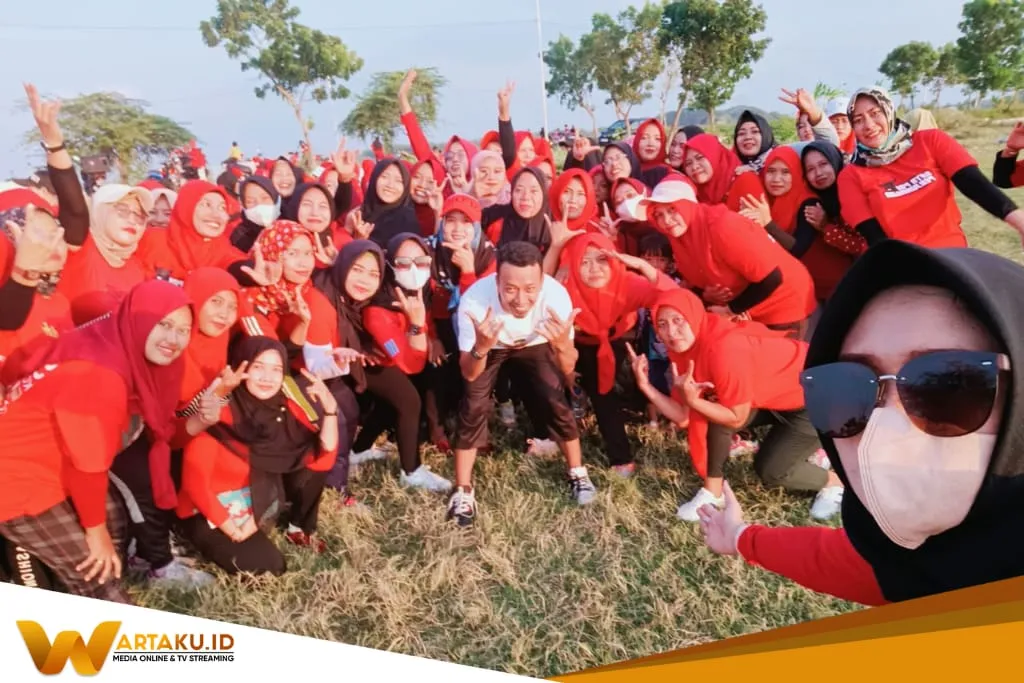 Pesrta Senam Sicita Foto Bersama