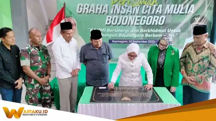 Peresmian Graha Insan Dihadiri Bupati Anna Koordinator KAHMI Bojonegoro Siap Bersinergi Dengan Pemkab