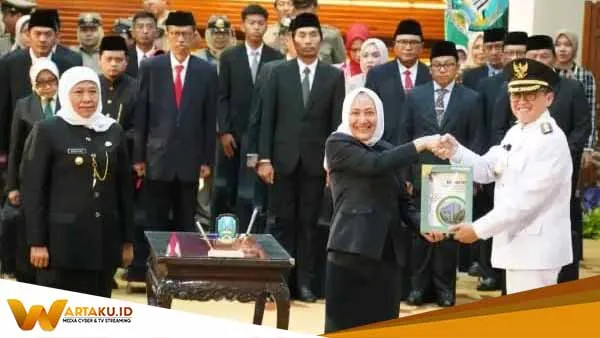 Pj. Bupati Adriyanto Resmi Pimpin Bojonegoro Gubernur Jatim Berpesan Teruskan Pembangunan