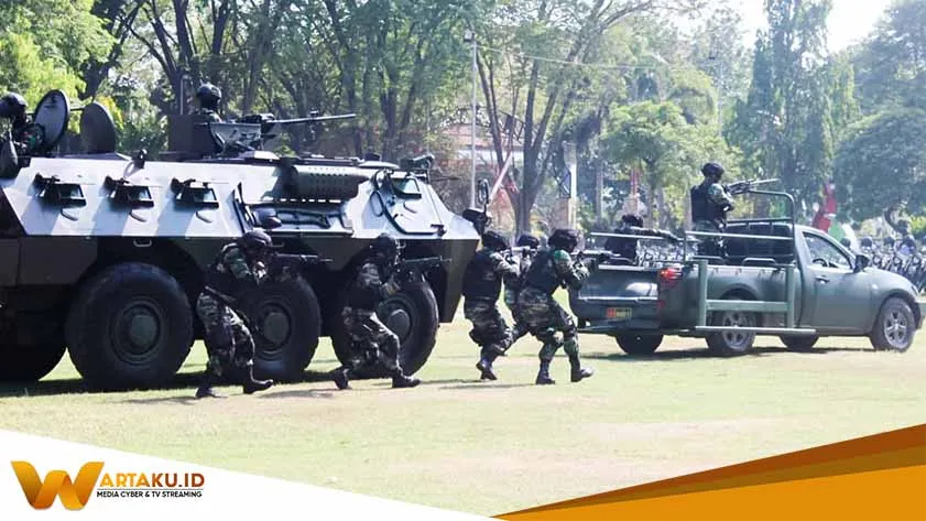 HUT Ke-78 TNI di Bojonegoro, Ada Drama Penyelamatan Sandera HUT Ke 78 TNI Di Bojonegoro Ada Drama Penyelamatan Sandera