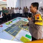 Simulasi SISPAMKOTA Digelar Di Pendopo Cegah Potensi Konflik Selama Tahapan Pemilu Di Bojonegoro