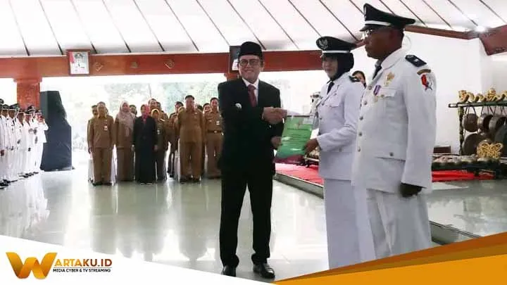 408 Kades Di Bojonegoro Dapat Perpanjangan Masa Jabatan Pj Bupati Minta Tingkatkan Kinerja Dan Terus Berinovasi