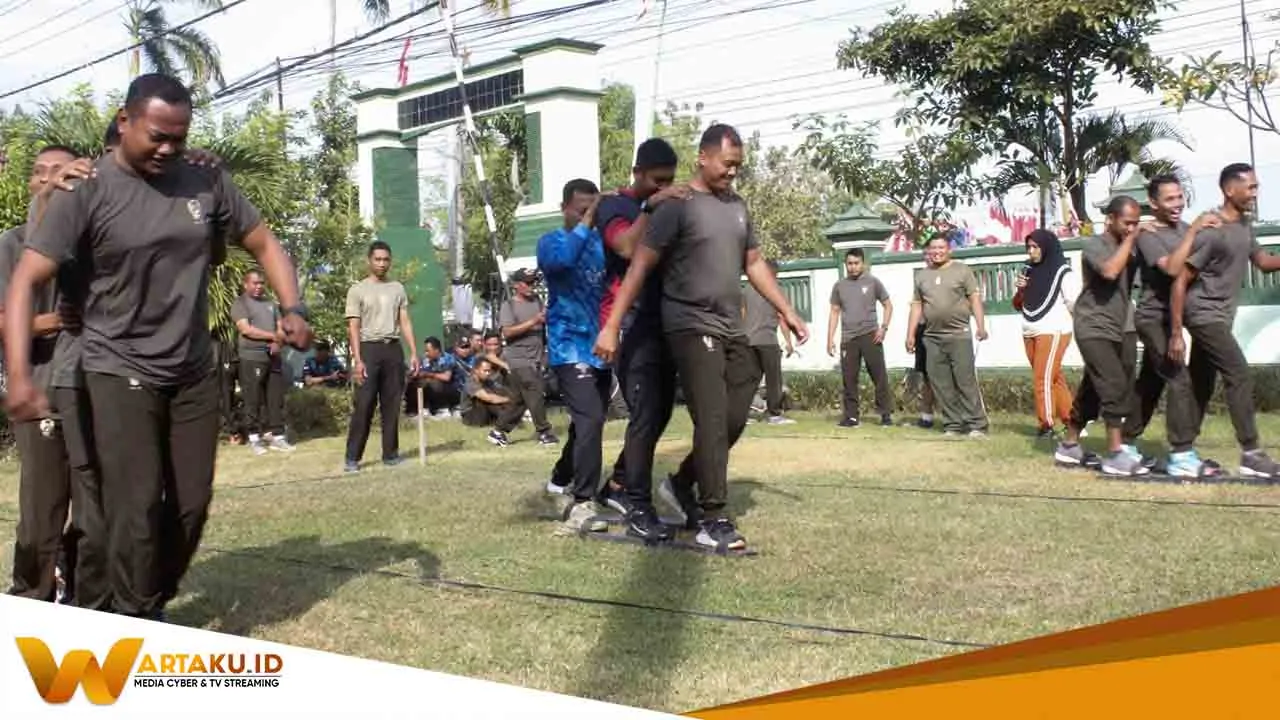 Semarakkan HUT RI ke- 79, Kodim Bojonegoro gelar Lomba Tradisional Semarakkan HUT RI Ke 79 Kodim Bojonegoro Gelar Lomba Tradisional