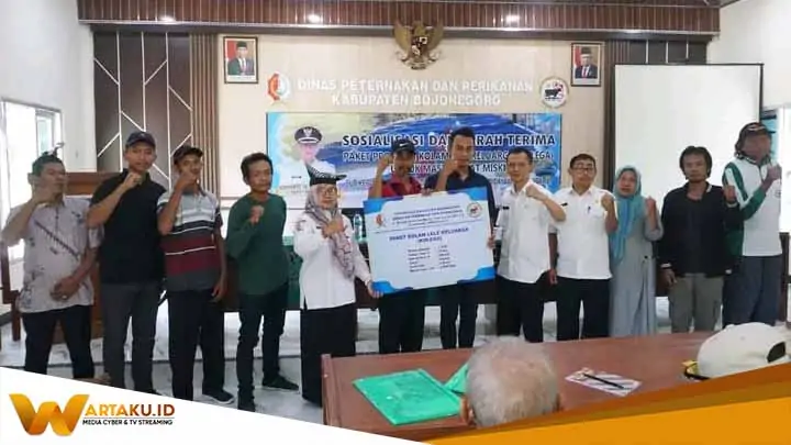 Pemkab Bojonegoro Salurkan Program Kolega Kurangi Angka Kemiskinan Lewat Kolam Lele Keluarga