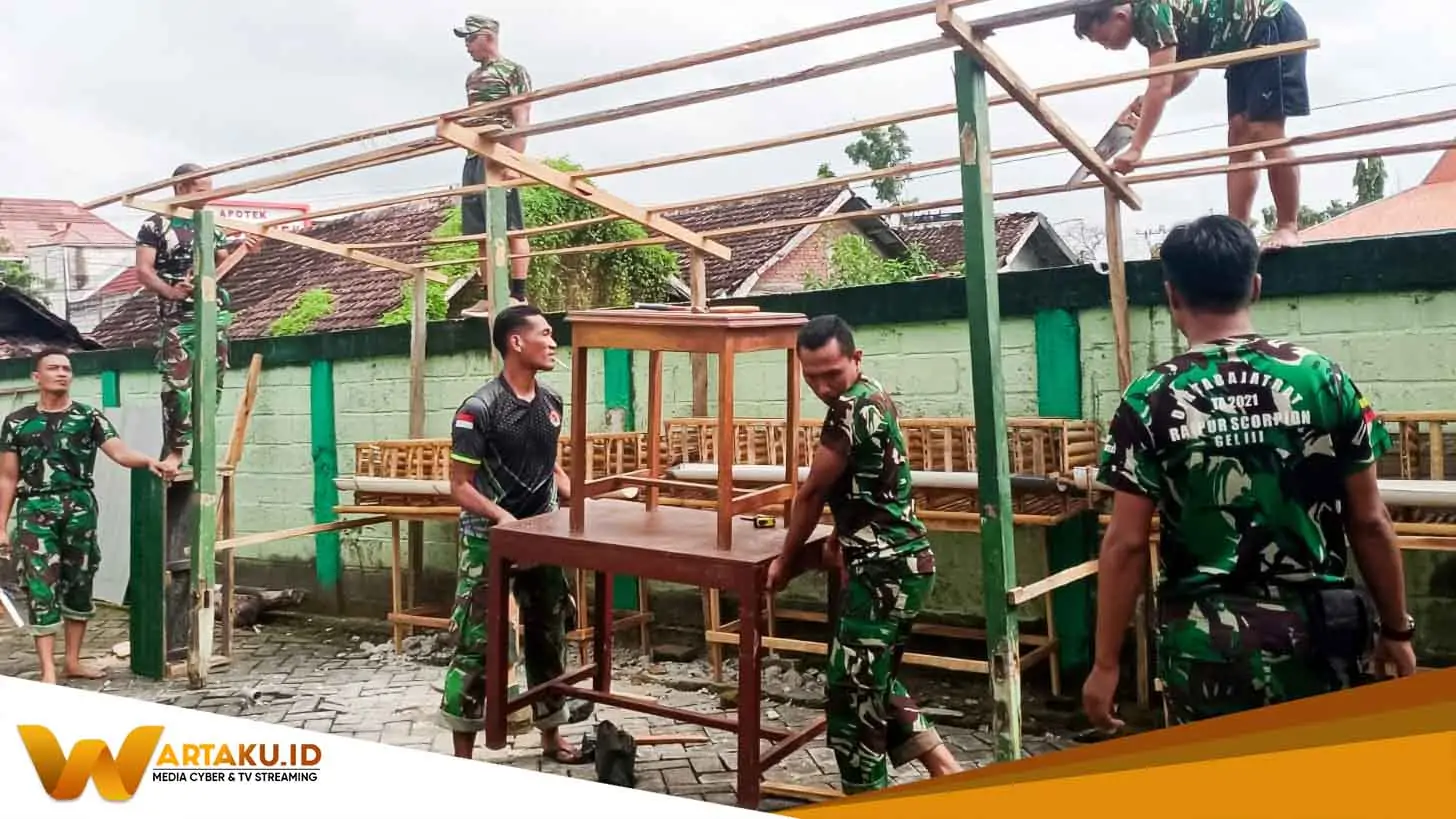 Dukung Ketahanan Pangan, Koramil Jajaran Kodim Bojonegoro Budidaya Ayam Petelur Dukung Ketahanan Pangan Koramil Jajaran Kodim Bojonegoro Budidaya Ayam Petelur