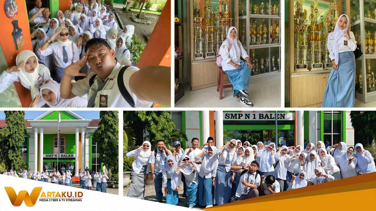 Peringatan Hari Guru Di SMP Negeri 1 Balen Bertajuk KEMBALI SEKOLAH 2