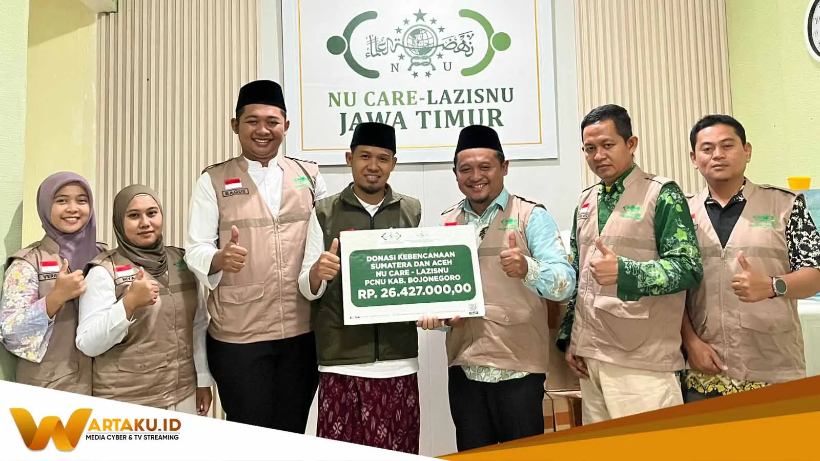 Perkuat Sinergi Pasca-Pengukuhan, LAZISNU PCNU Bojonegoro Salurkan Donasi Kebencanaan Sumatera-Aceh melalui LAZISNU PWNU Jatim Perkuat Sinergi Pasca Pengukuhan LAZISNU PCNU Bojonegoro Salurkan Donasi Kebencanaan Sumatera Aceh Melalui LAZISNU PWNU Jatim